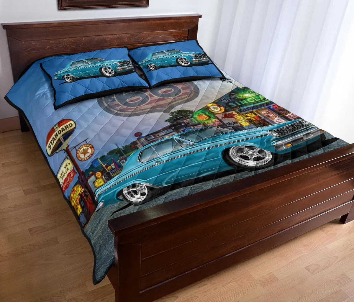 1965 Dodge Dart Route 66 Quilt Set