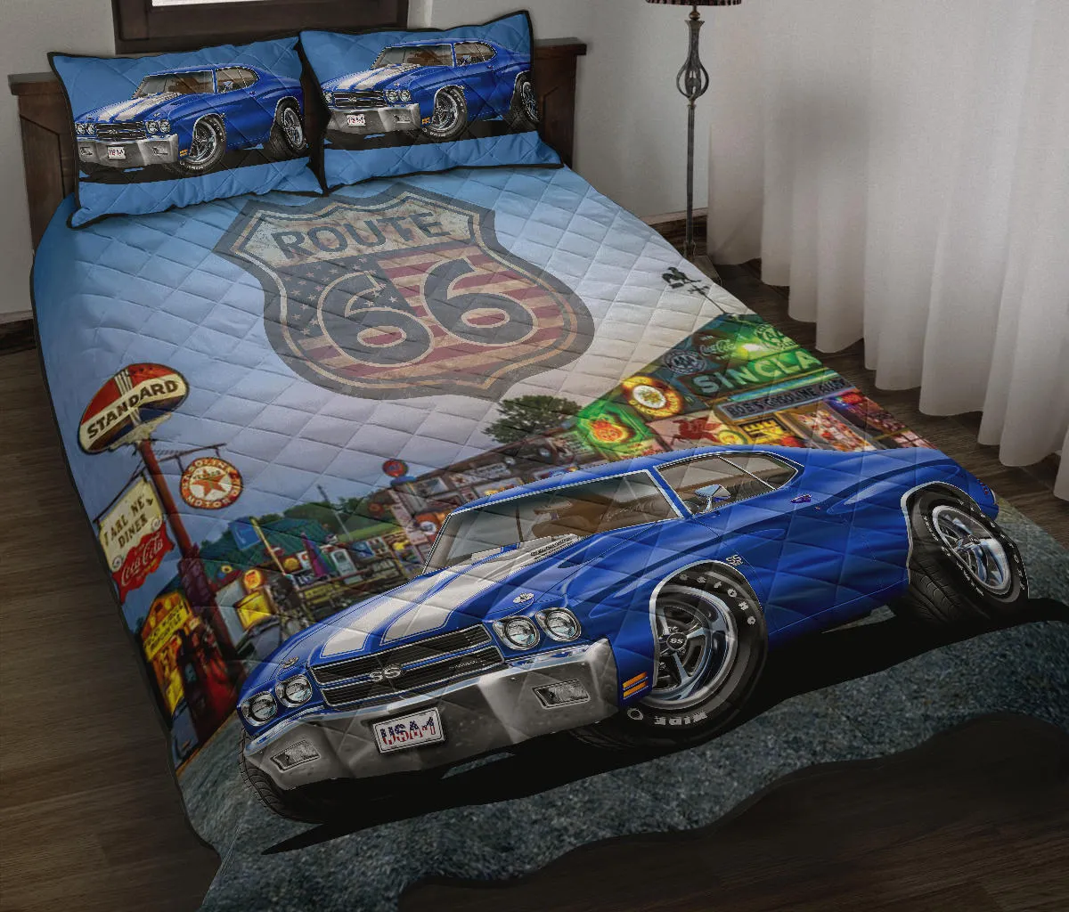 1970 Chevelle Route 66 Design B Quilt