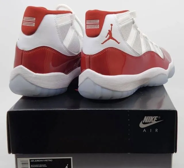 2022 nike air jordan 11 xi retro cherry white varsity red bl