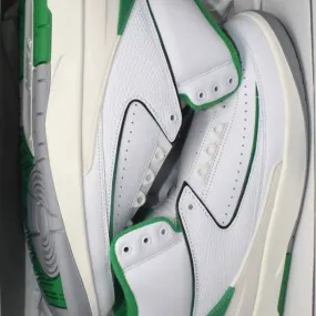 2023 nike air jordan 2 retro lucky green 4-7Y white sail...