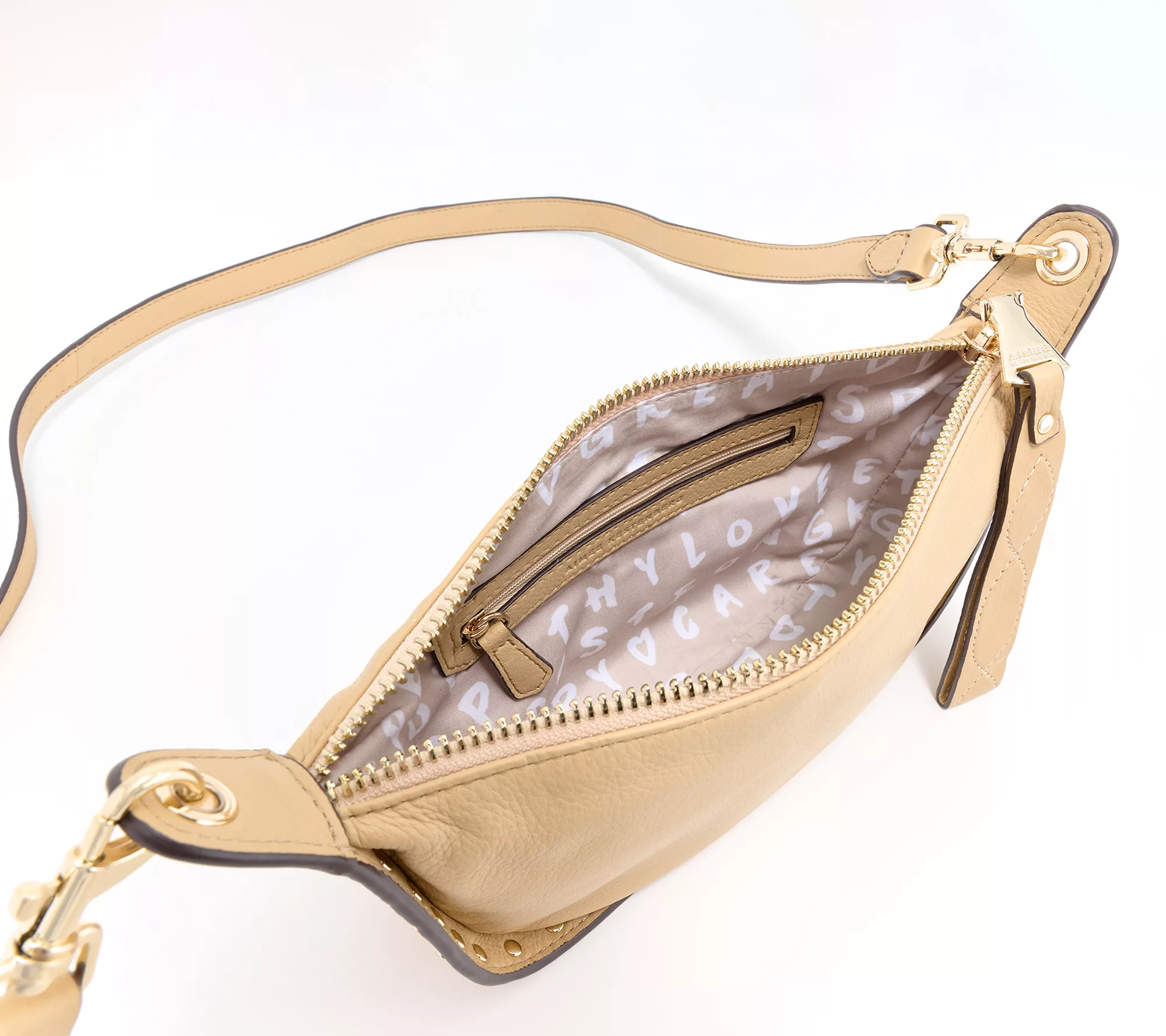 "As Is" Aimee Kestenberg Leather Crescent Crossbody