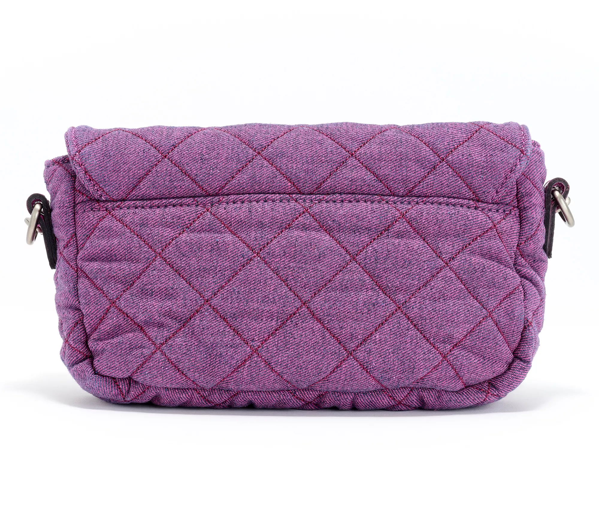 "As Is" Patricia Nash Quilted Denim Bonny Crossbody