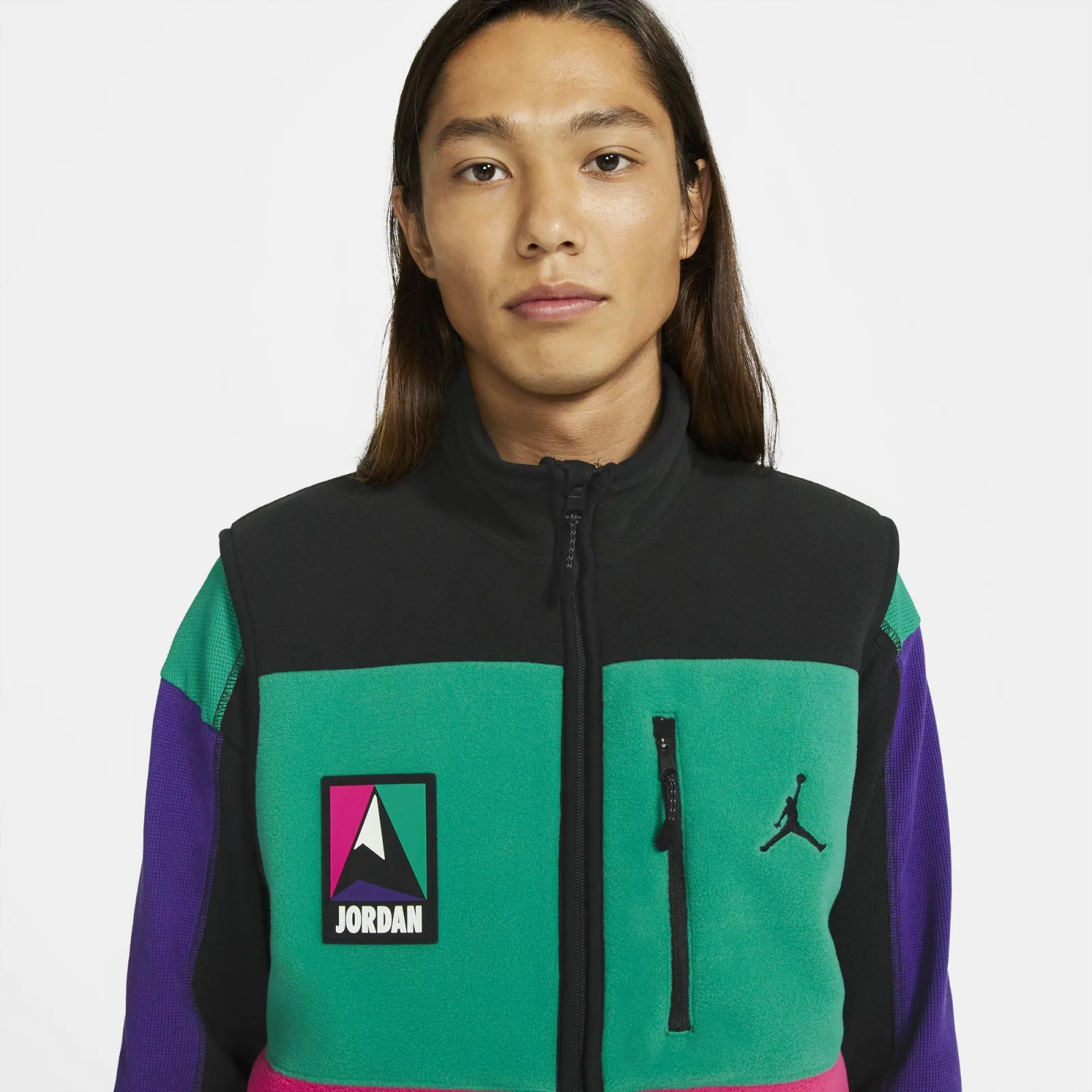 Air Jordan Winter Utility Vest ''Black/Neptune Green/Watermelon''