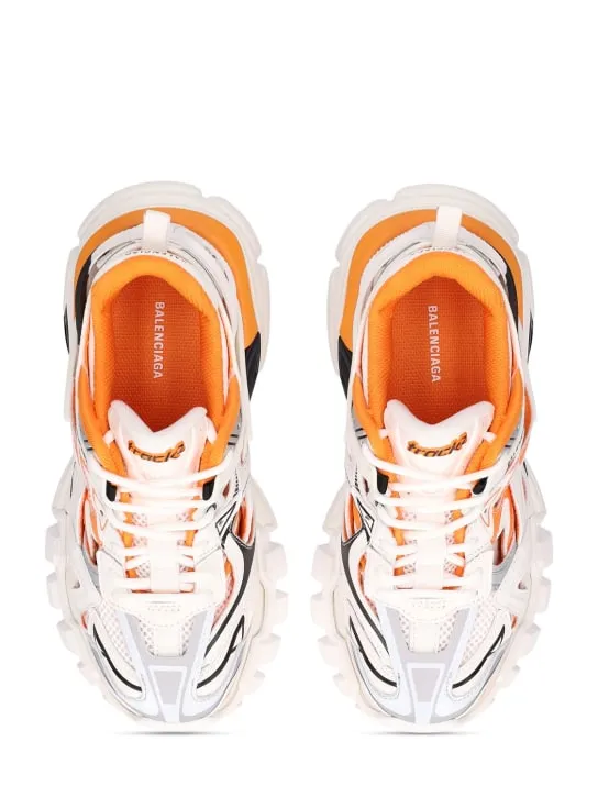 Balenciaga   Track 2 mesh & nylon lace-up sneakers 