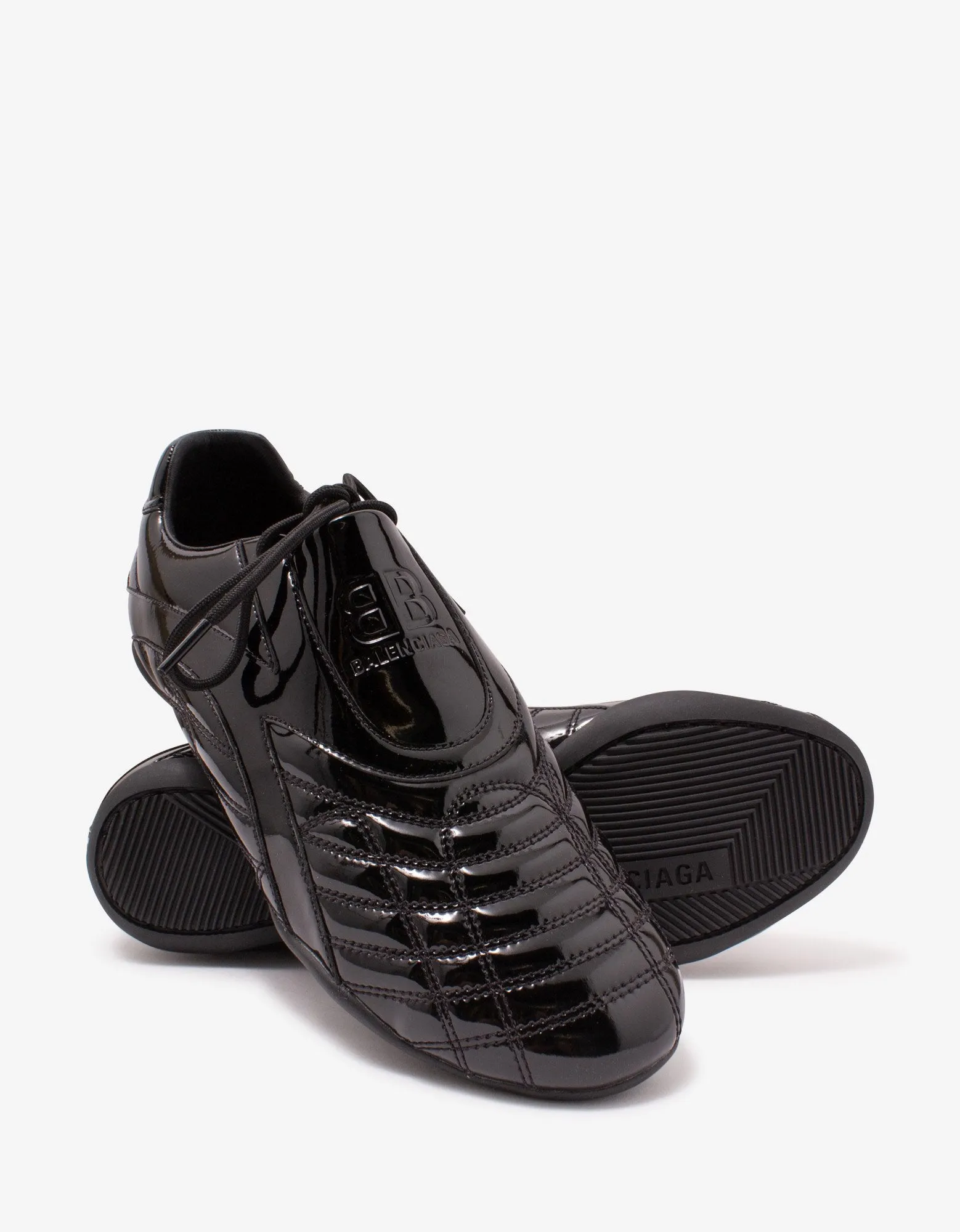 Black Patent Zen Trainers