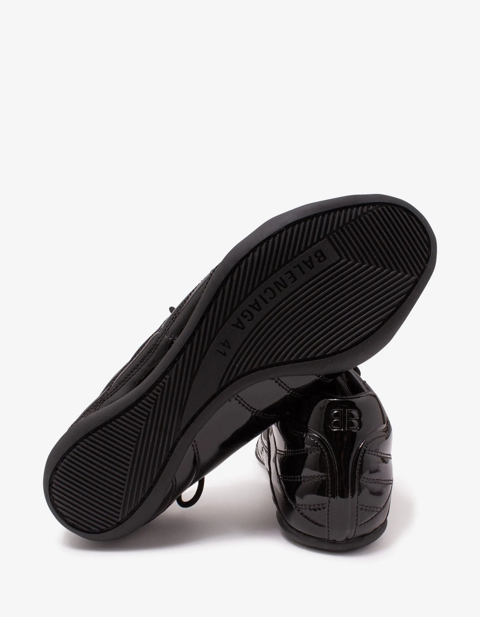 Black Patent Zen Trainers