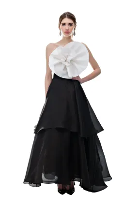 Black Ruffle Cinderella Skirt