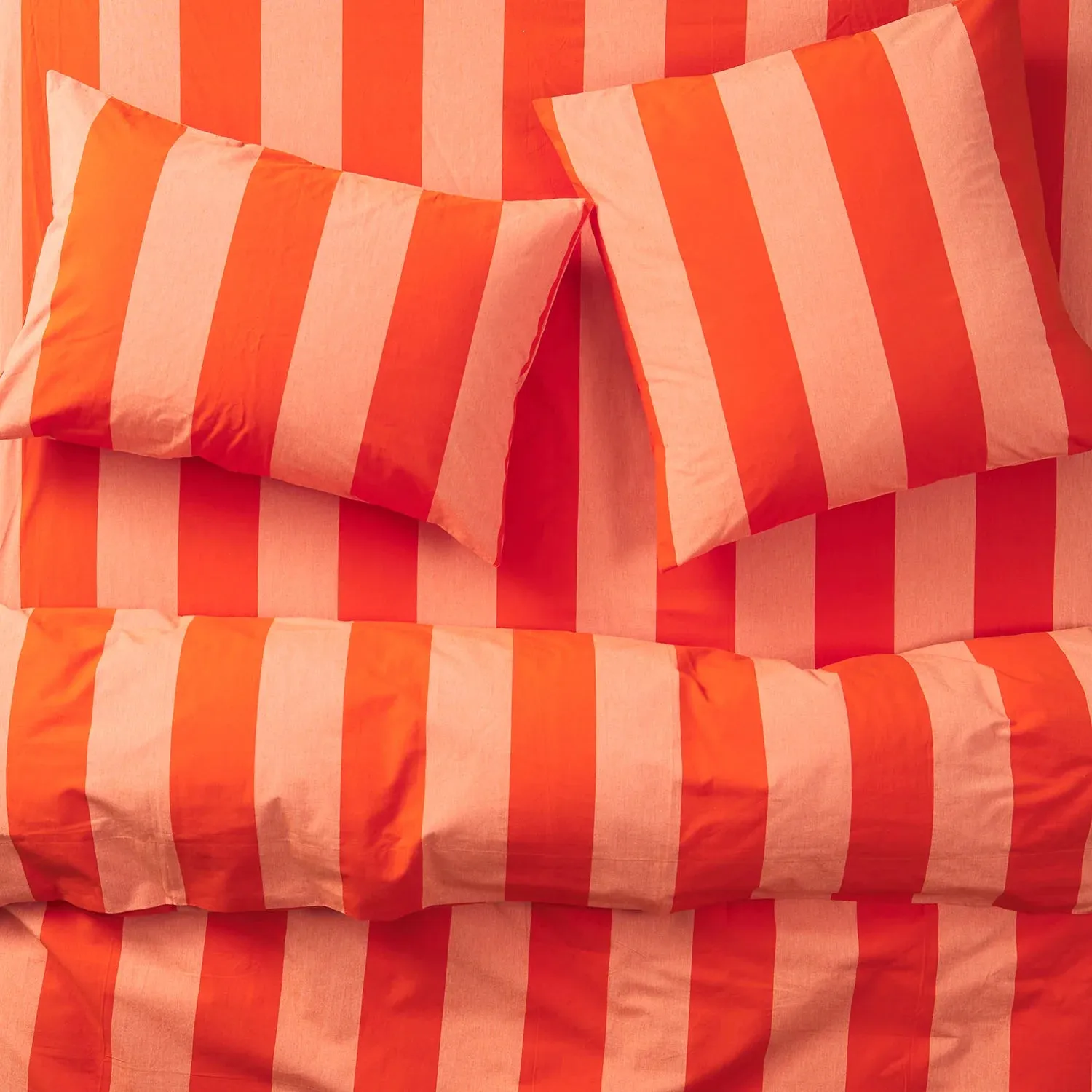 Blanca Cotton Quilt Cover - Aperol