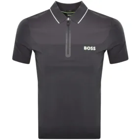 BOSS Philix Polo T Shirt Grey