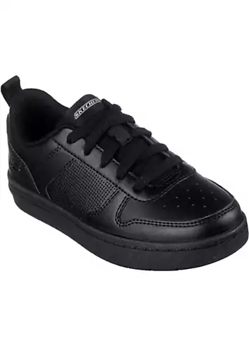 Boys Black Smooth Street Genzo Trainers by Skechers | Look Again