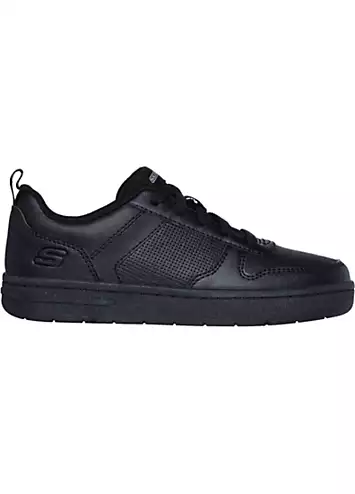 Boys Black Smooth Street Genzo Trainers by Skechers | Look Again