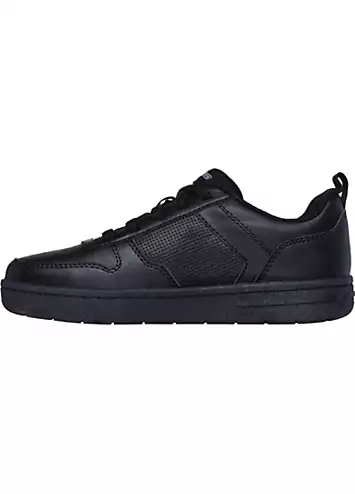 Boys Black Smooth Street Genzo Trainers by Skechers | Look Again