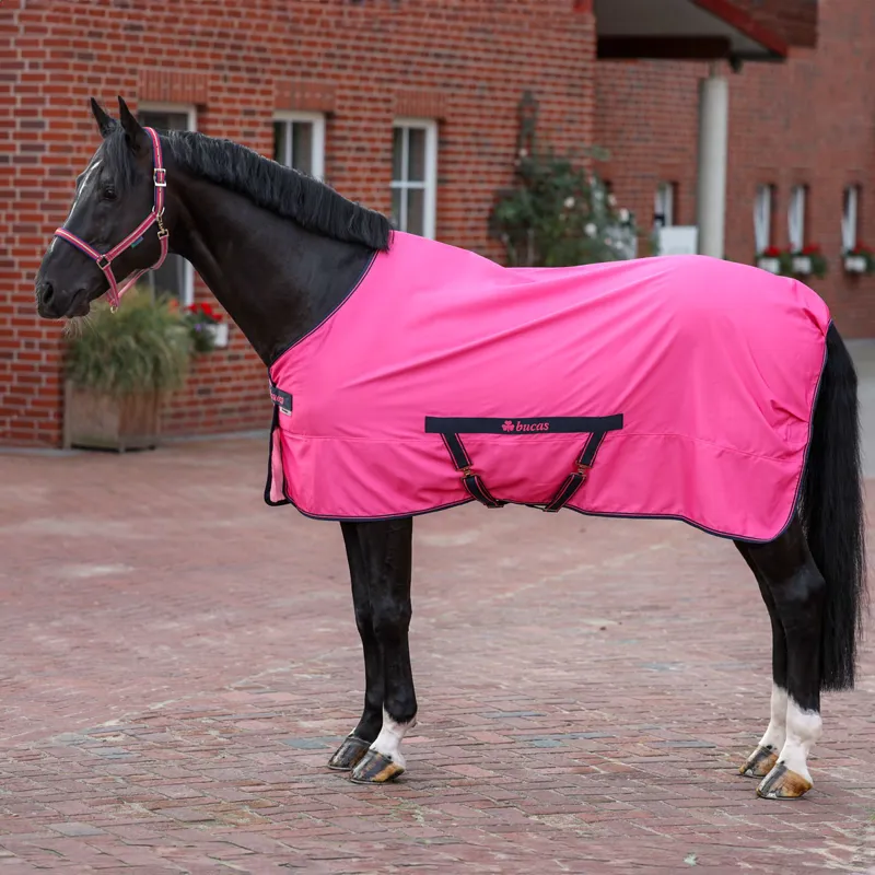 Bucas Freedom Twill Stable Sheet - Fuchsia