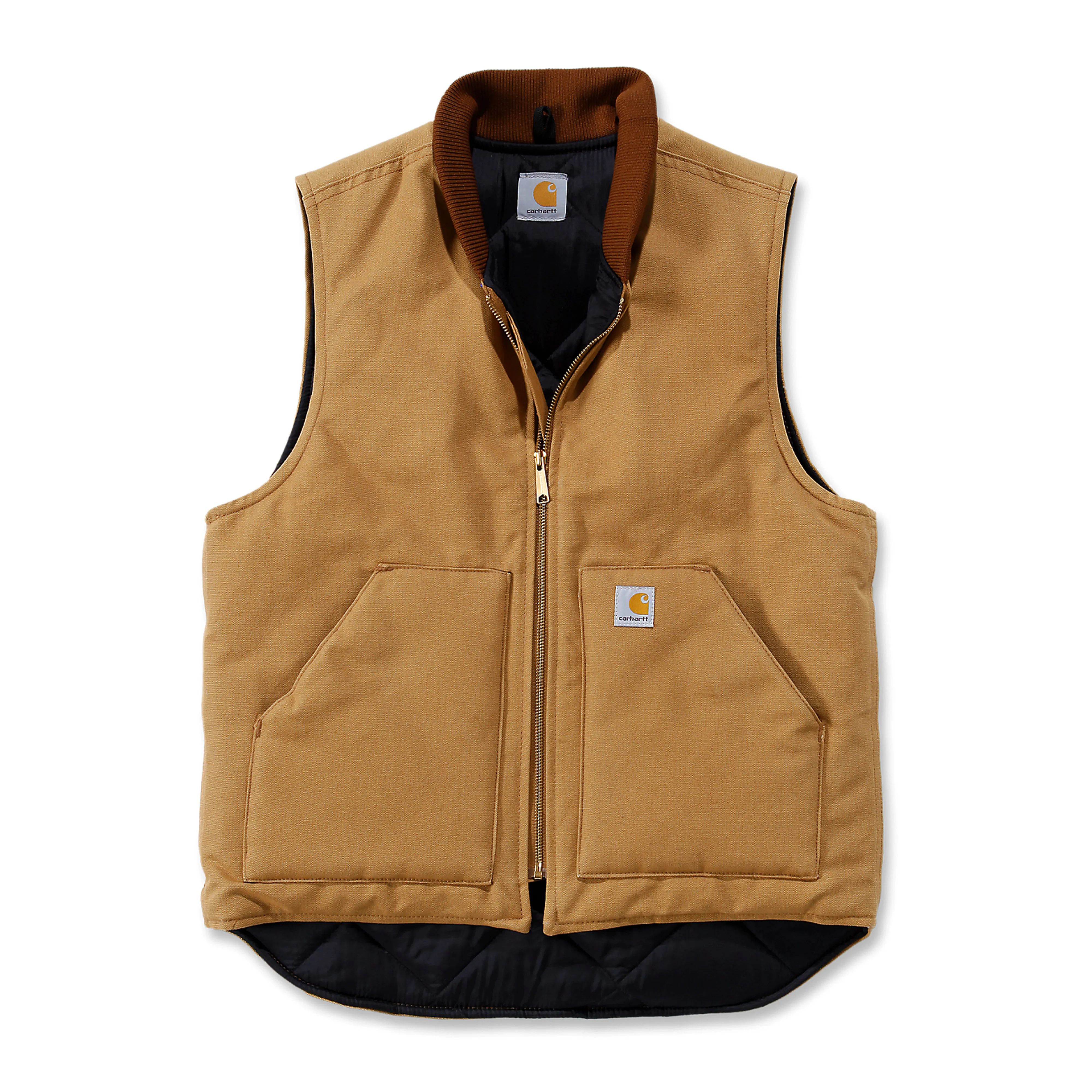 Carhartt Firm Duck Insulated Arctic Vest Carhartt Brown