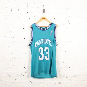 Charlotte Hornets Champion Mourning Basketball Jersey Vest - Green - XL