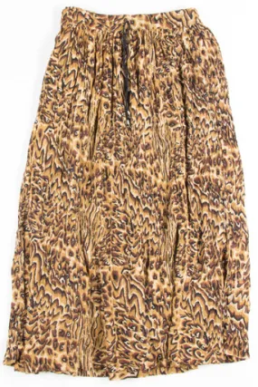 Cheetah Print Hippie Skirt