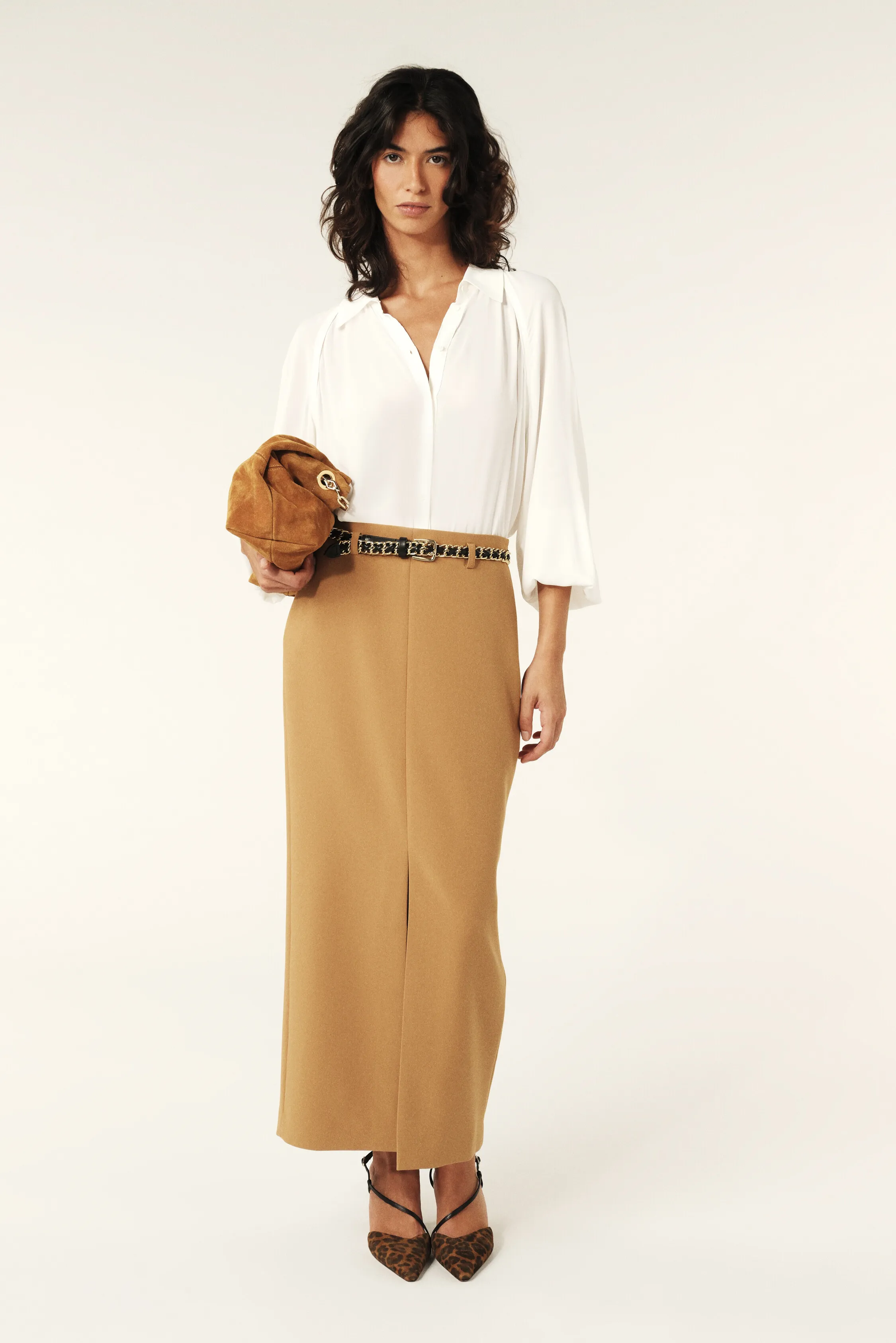 CHIRLI long column skirt