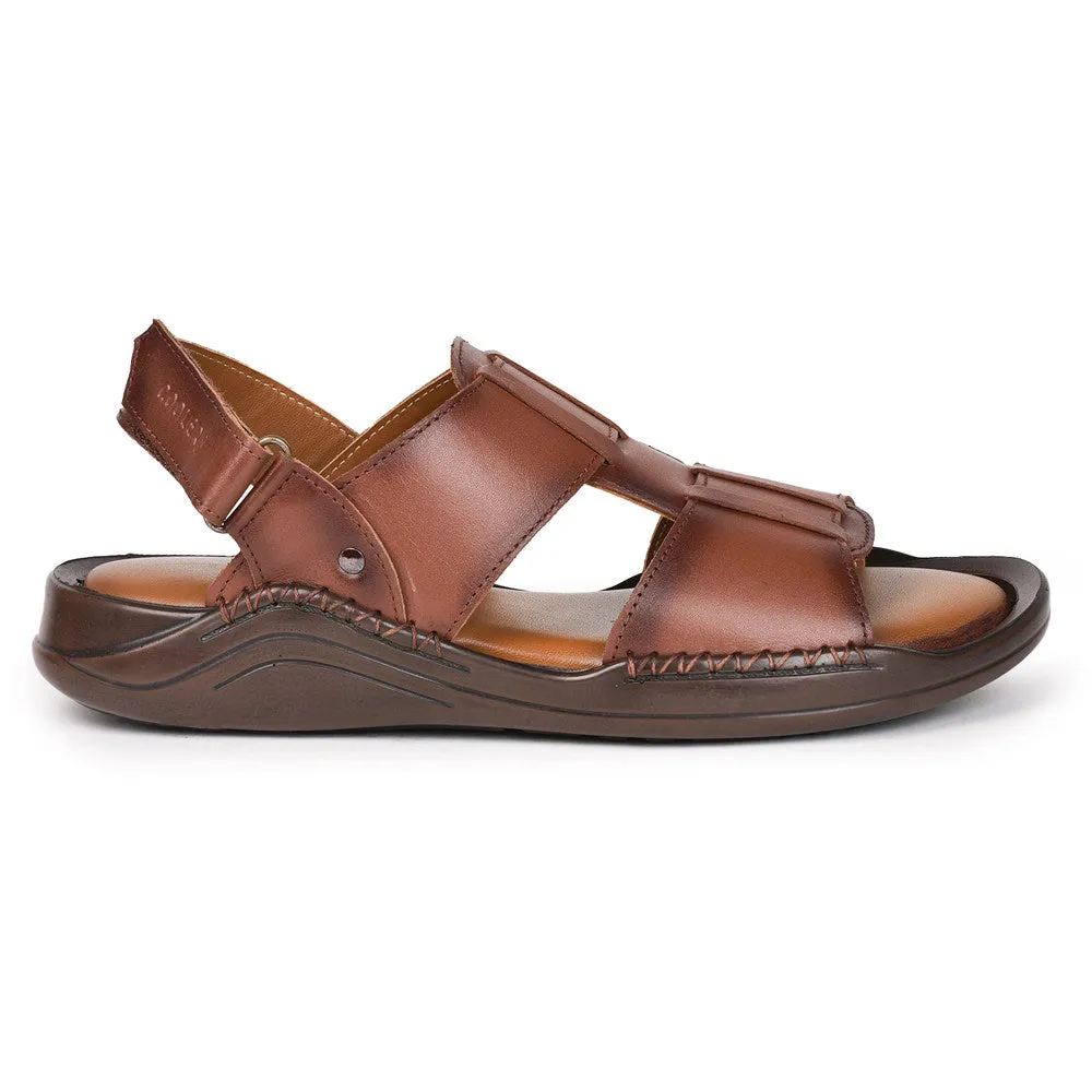 Coolers By Liberty LB133-01 Formal Tan Sandals For Men