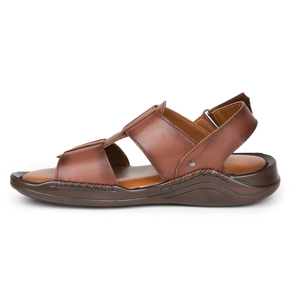 Coolers By Liberty LB133-01 Formal Tan Sandals For Men