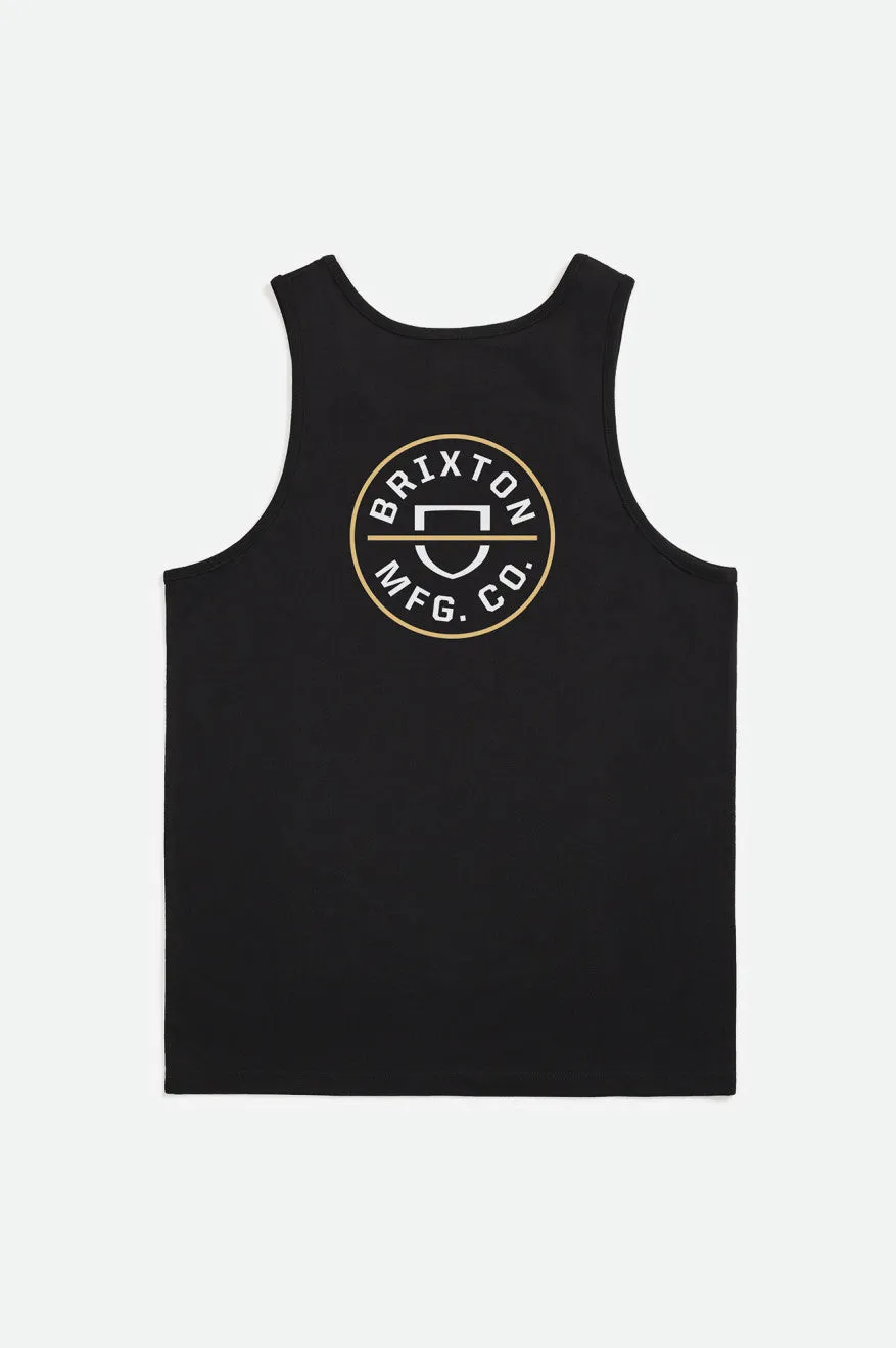 Crest Tank - Black/Blonde