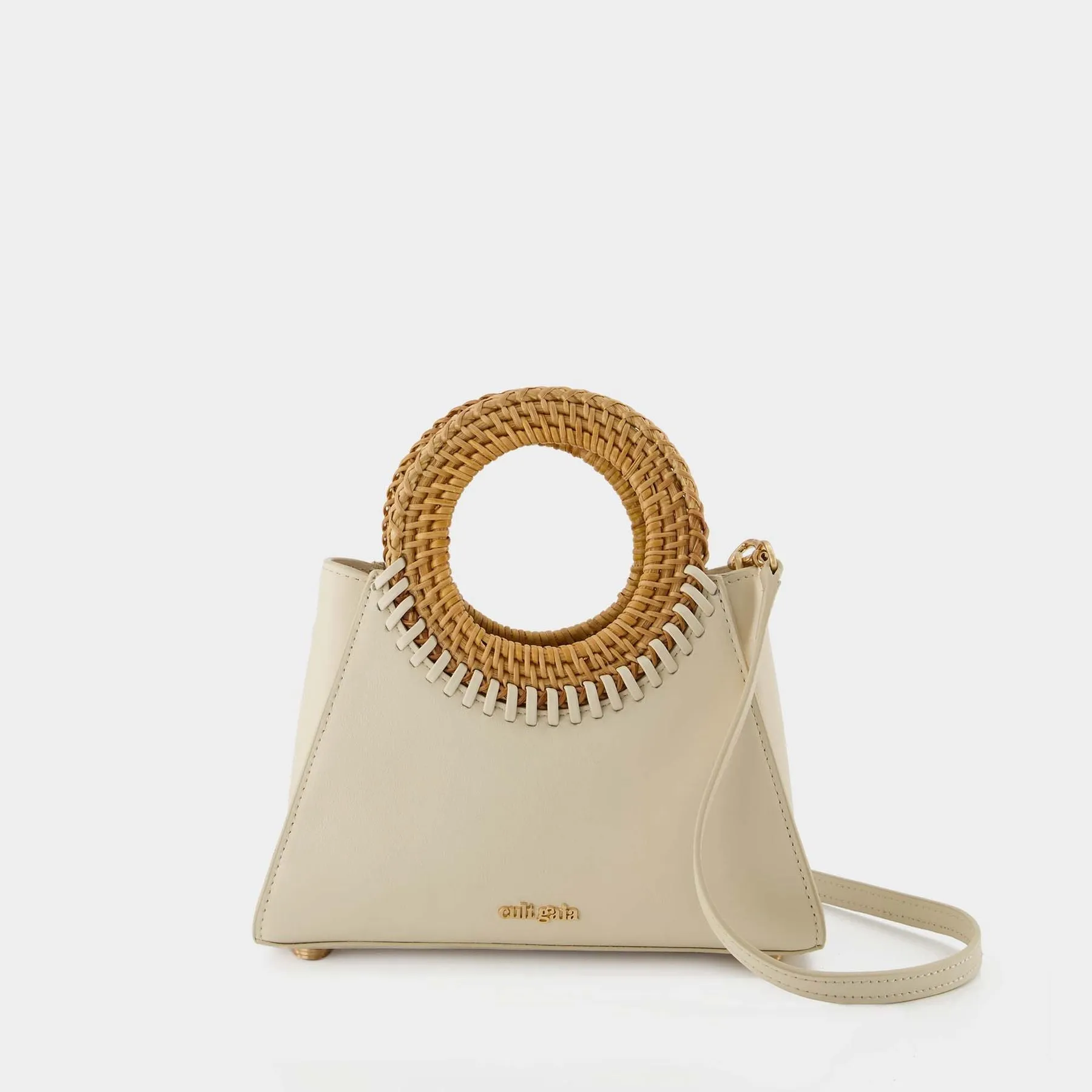 Cult Gaia  Chiara Mini Crossbody - Cult Gaia - Cream - Leather