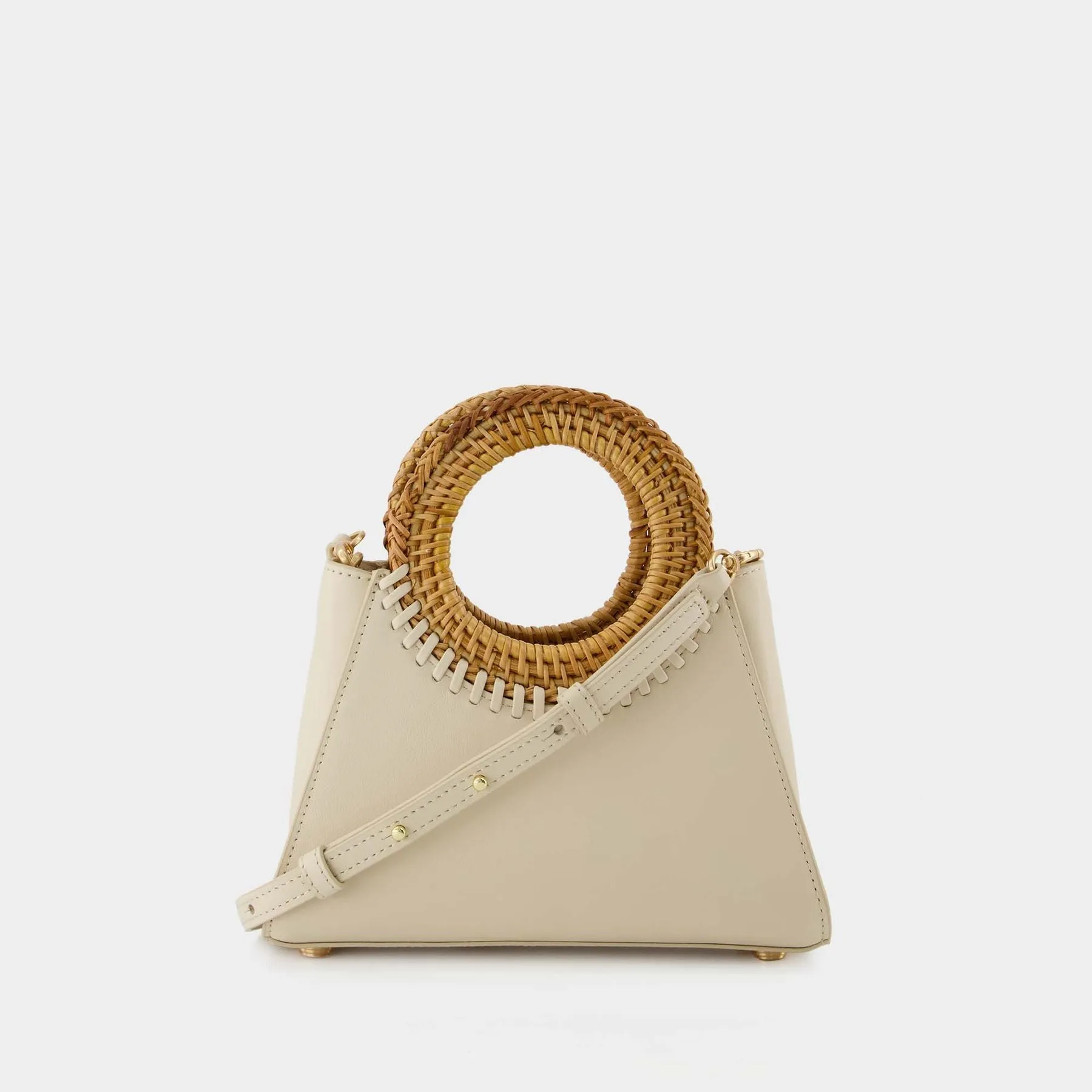 Cult Gaia  Chiara Mini Crossbody - Cult Gaia - Cream - Leather