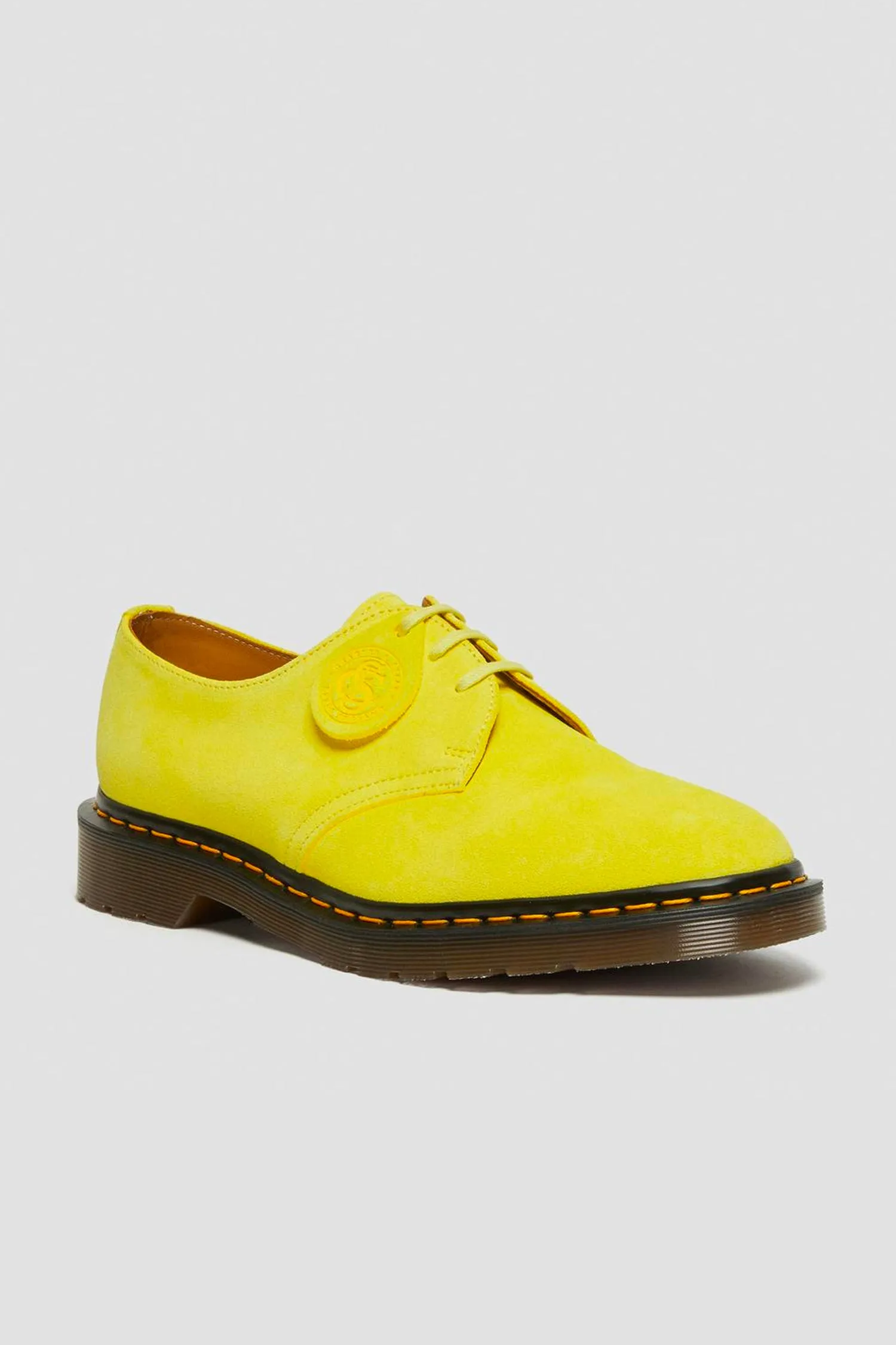 Dr Martens   1461 BUCK SUEDE SHOE IN YELLOW