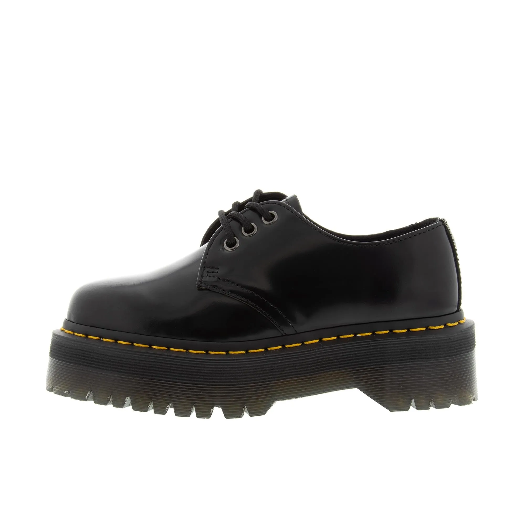 Dr Martens 1461 Quad Polished Smooth Black