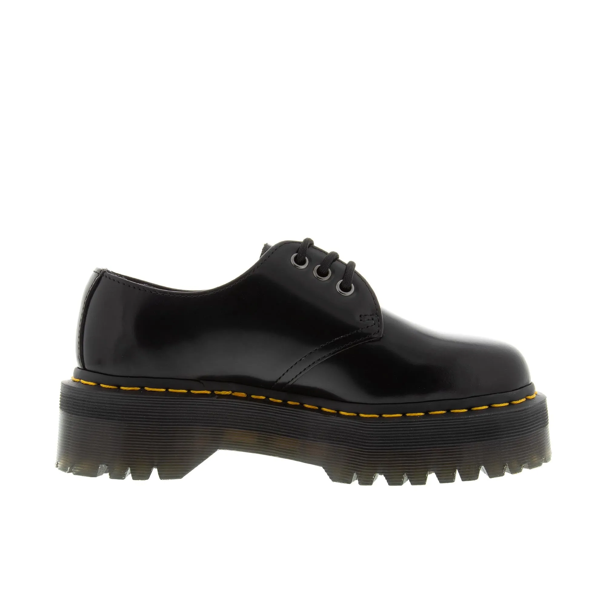 Dr Martens 1461 Quad Polished Smooth Black