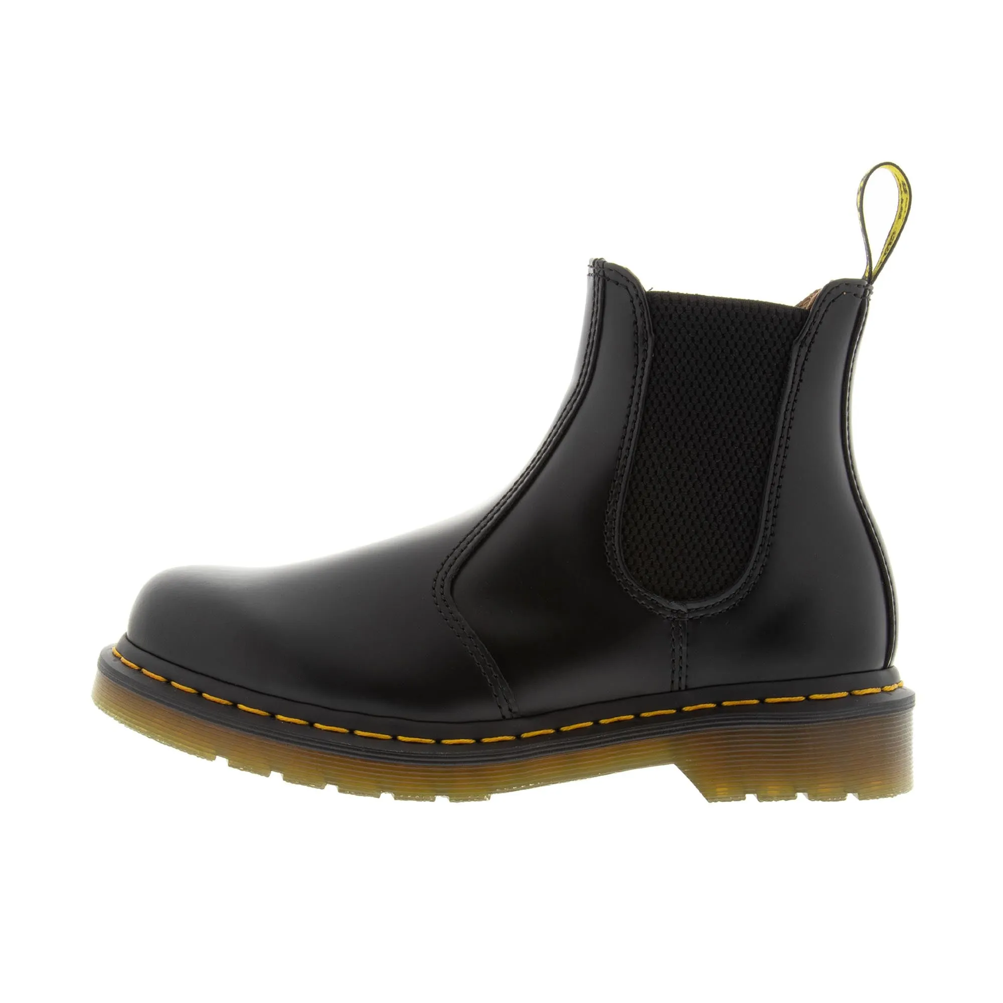 Dr Martens 2976 Yellow Stitch Smooth Black