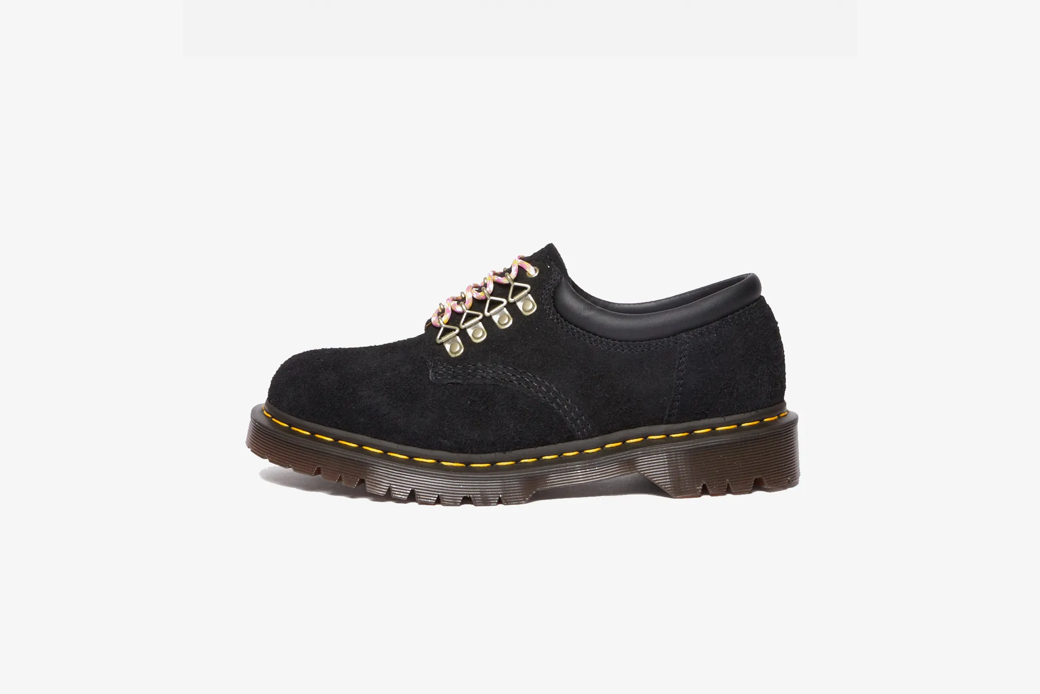 Dr. Martens 8053 Long Napped Suede Casual Shoe M - Black