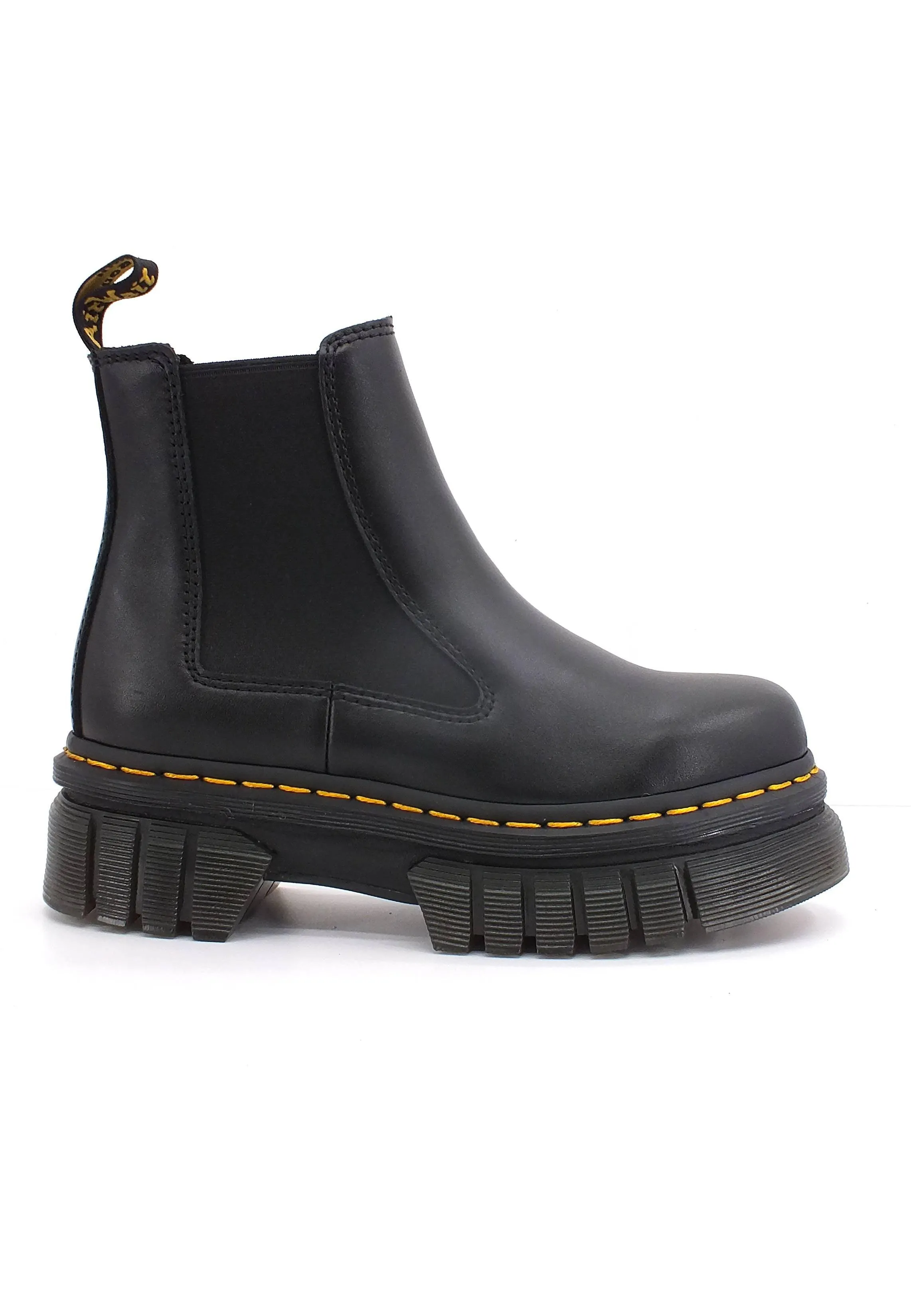 DR. MARTENS Nappa Lux Stivaletto Polacco Donna Black AUDRICKCHELSEA-27148001