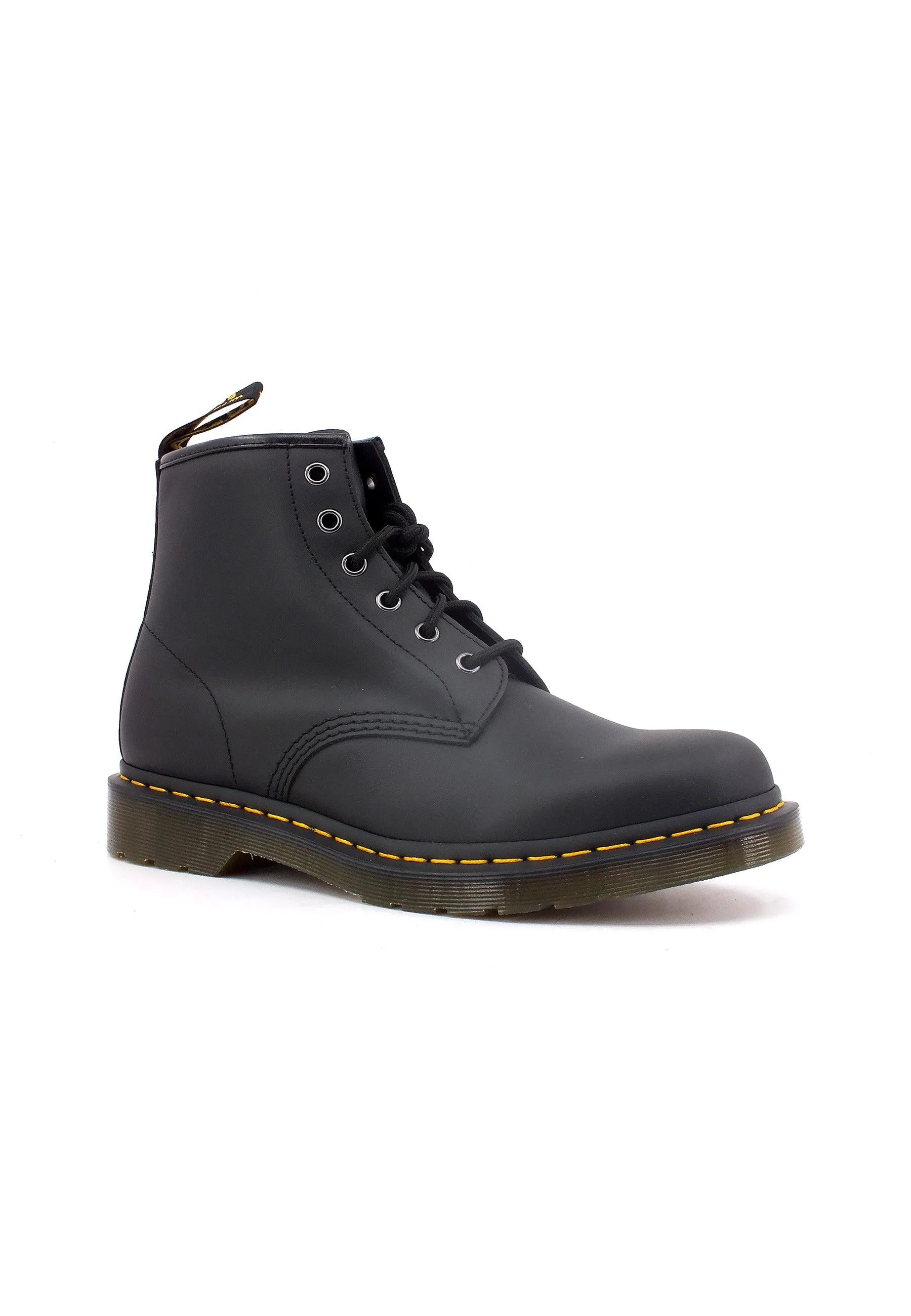 DR. MARTENS Nappa Stivaletto Anfibio Donna Black 101-26409001D