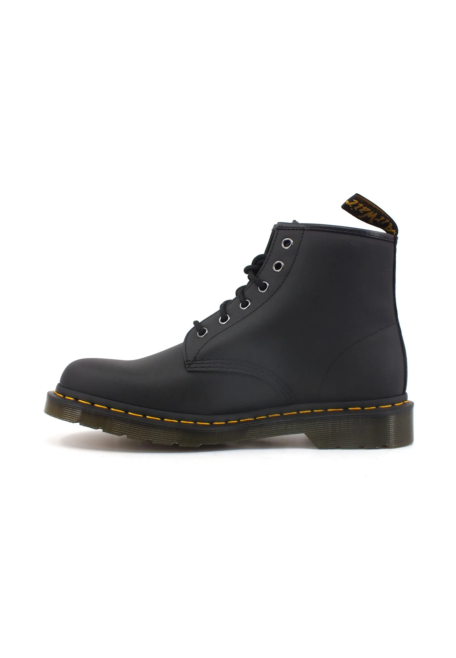 DR. MARTENS Nappa Stivaletto Anfibio Donna Black 101-26409001D