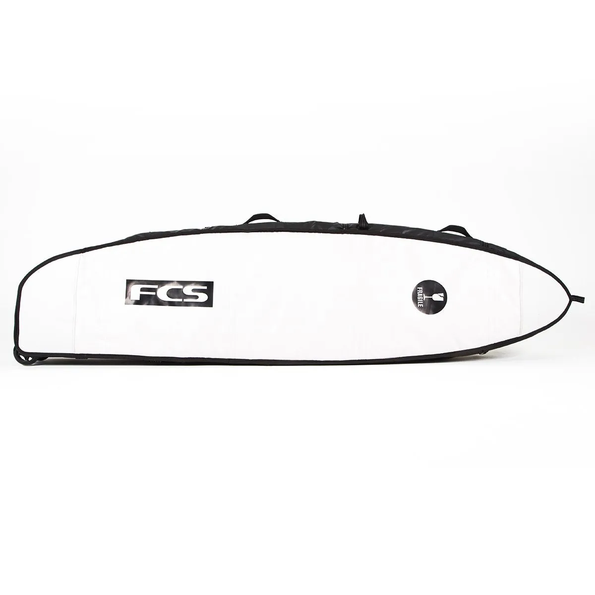 FCS Travel 3 Wheelie Fun Board Bag-Black/Grey-7'0