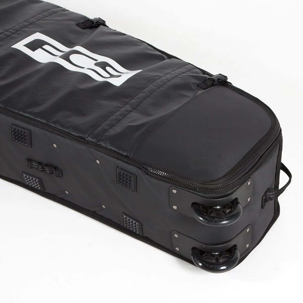 FCS Travel 3 Wheelie Fun Board Bag-Black/Grey-7'0