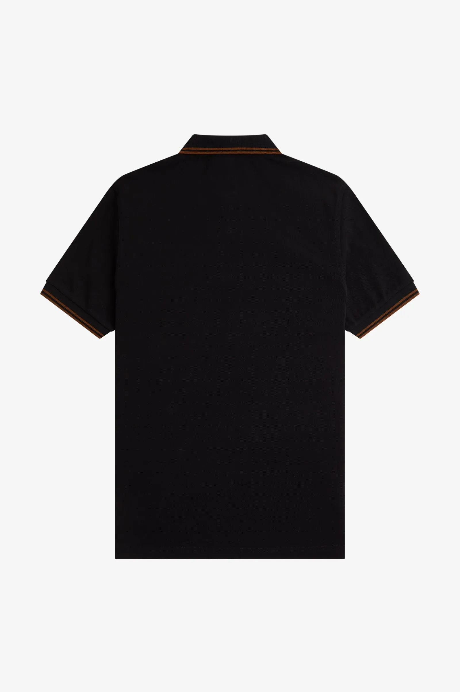 Fred Perry Polo Black / Whiskey Brown