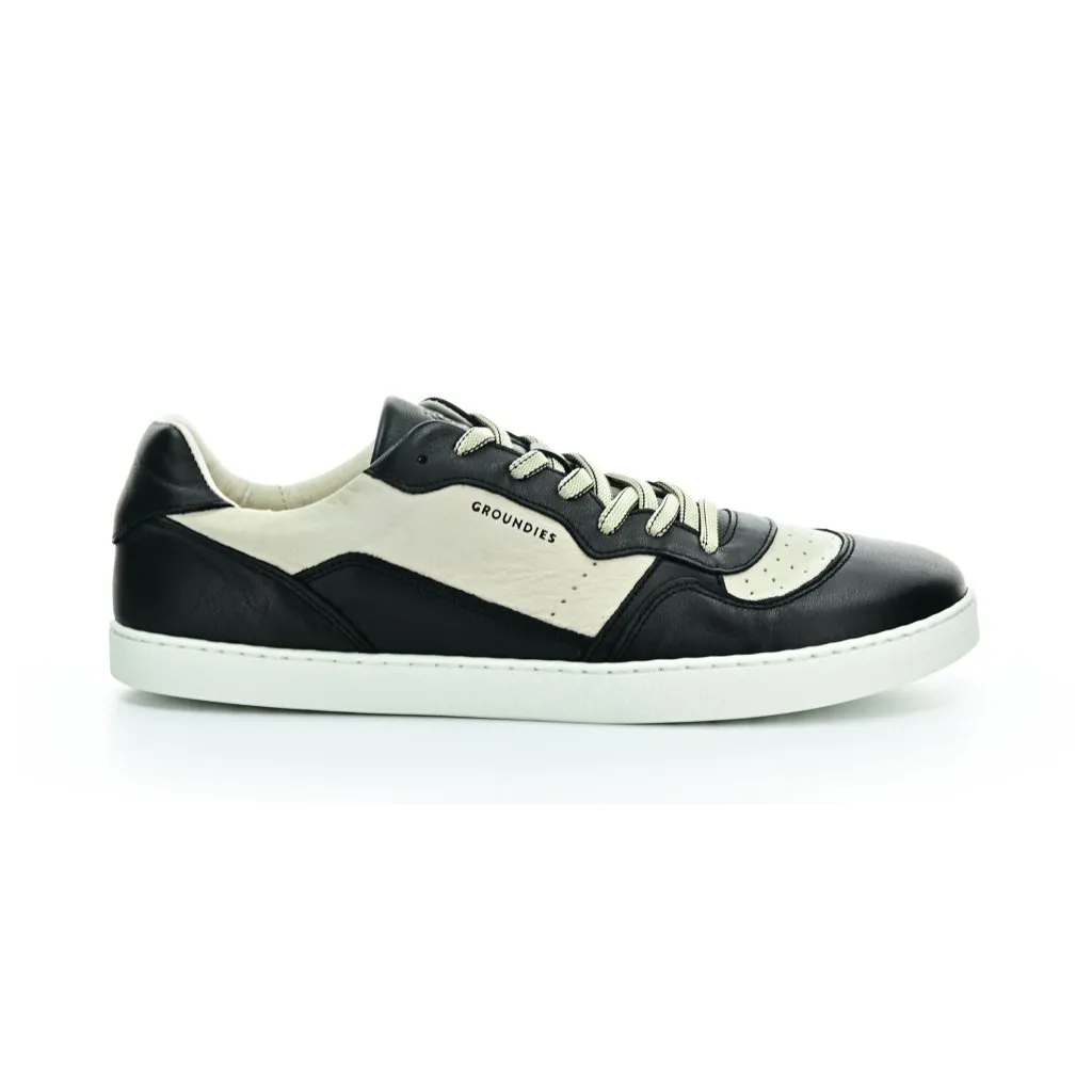 Groundies Nova Special Black/White barefoot sneakers