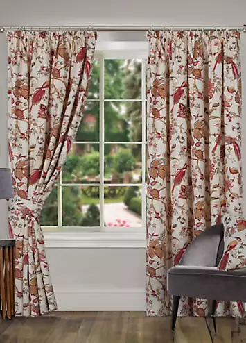 Home Curtains Kensington Pair of Pencil Pleat Lined Curtains | Kaleidoscope