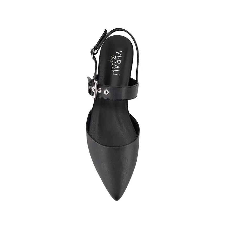 Idaho Slingback Flats - Black