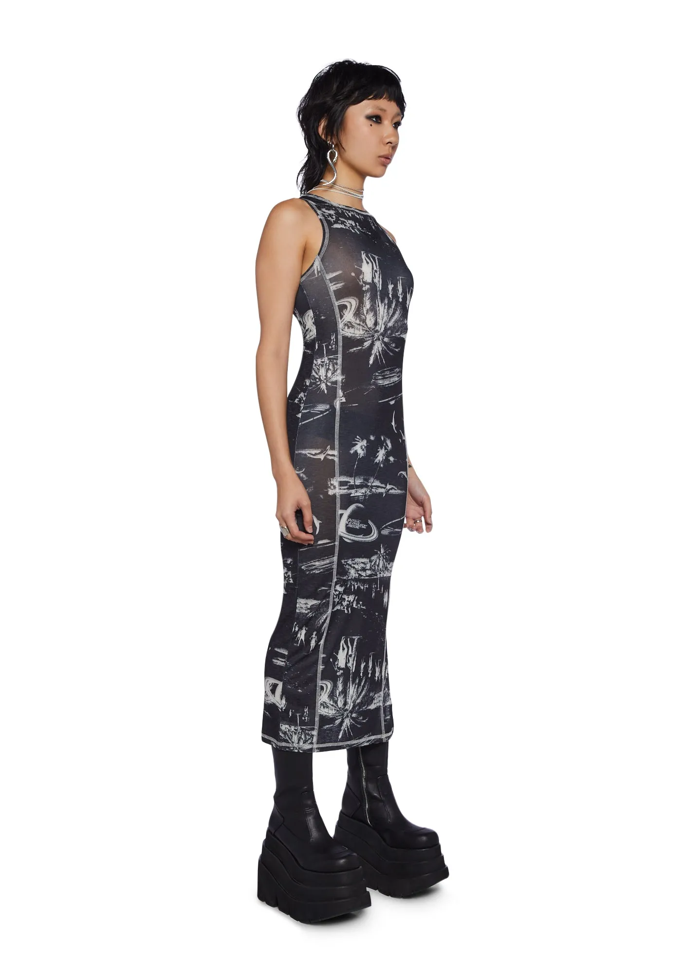 Invasion Midi Dress-