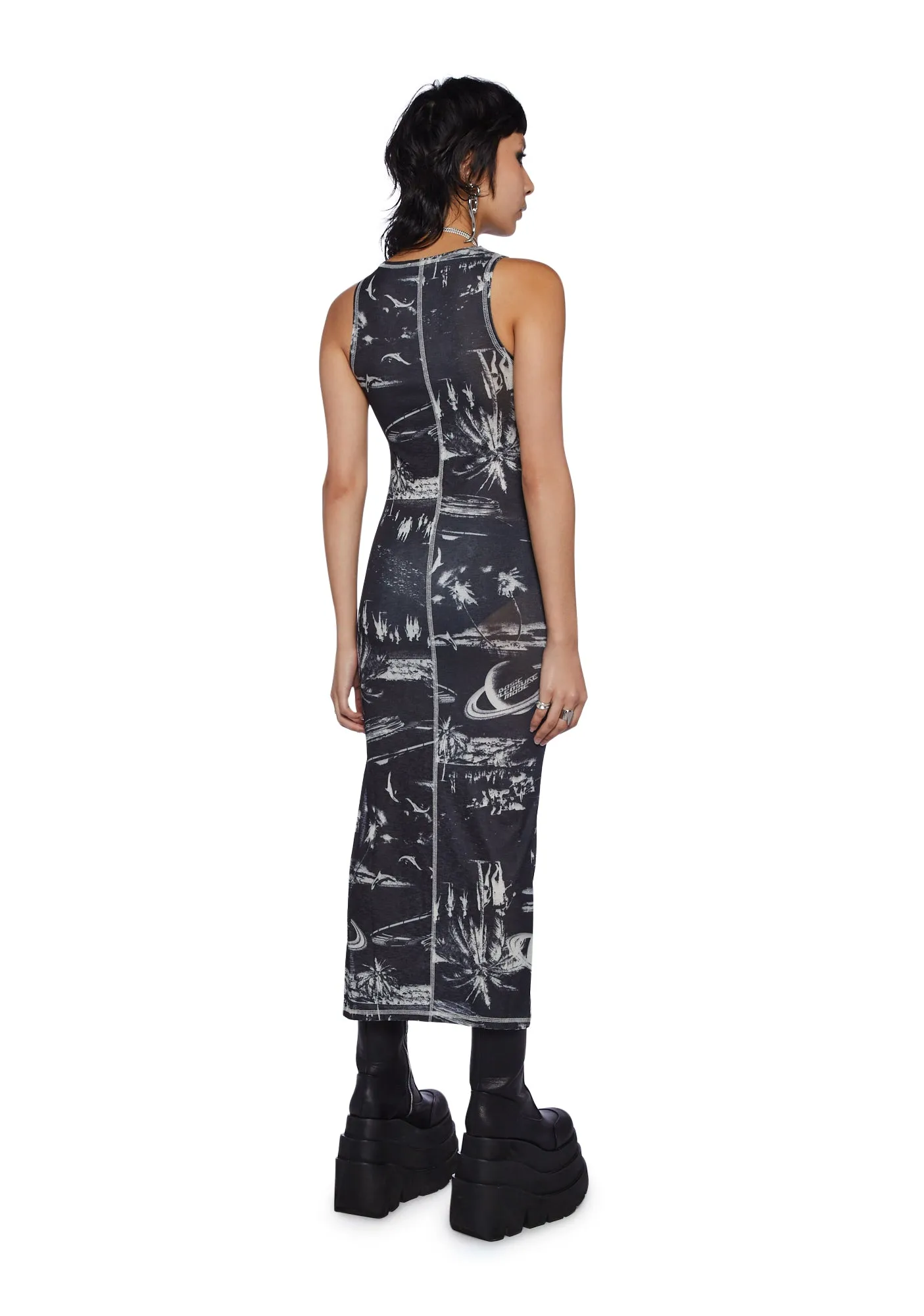 Invasion Midi Dress-