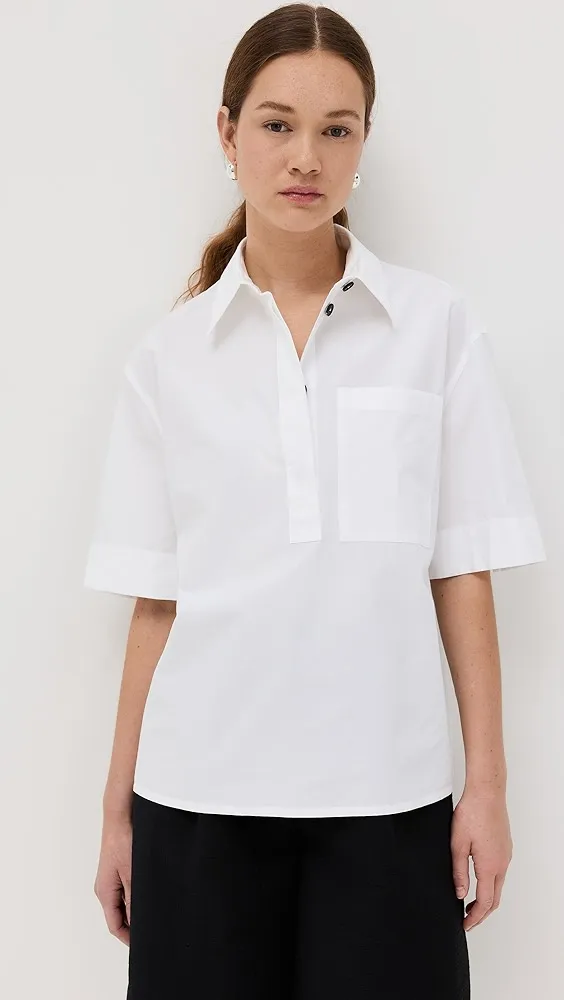 Jil Sander   Short Sleeve Polo Shirt 