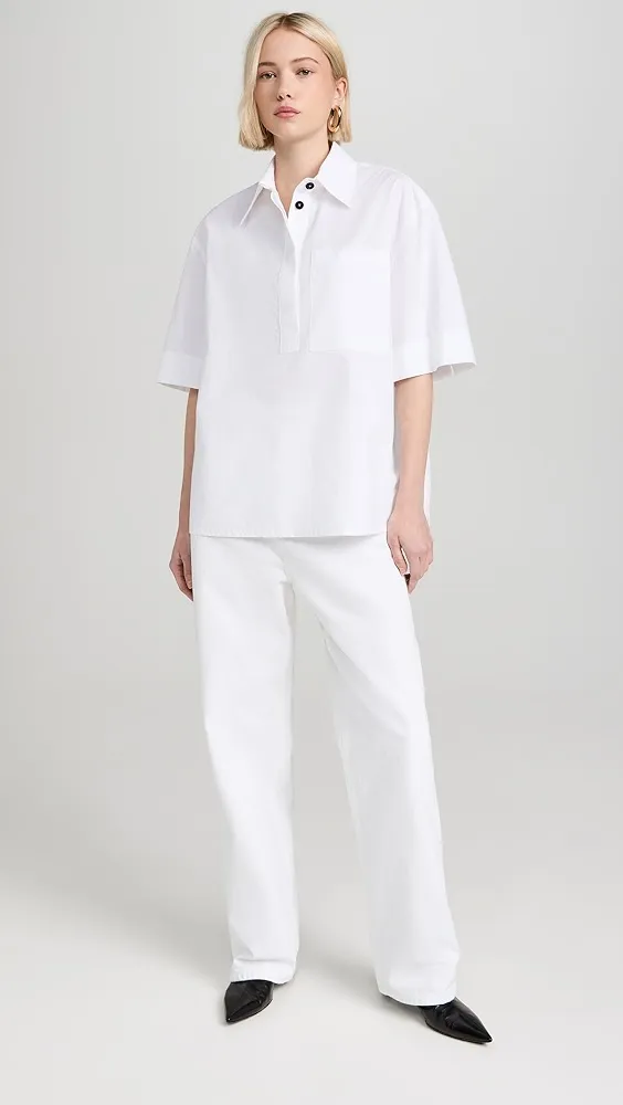 Jil Sander   Short Sleeve Polo Shirt 