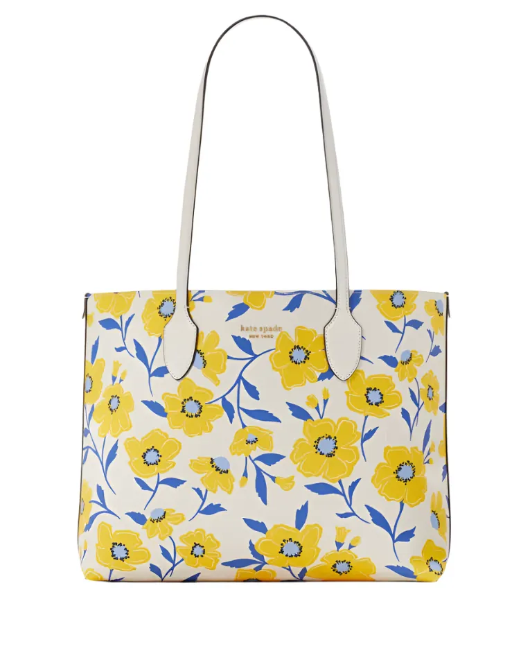 Kate Spade Bleecker Sunshine Floral Large Tote Handbag