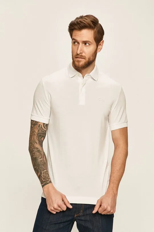 Lacoste polo shirt men’s white color