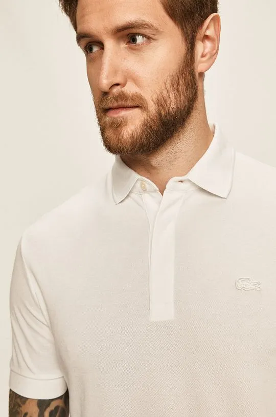 Lacoste polo shirt men’s white color