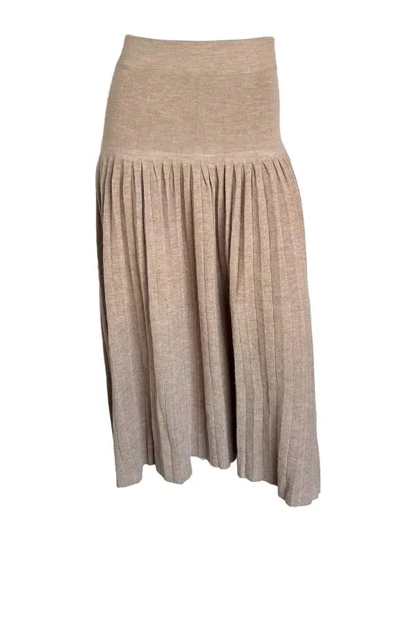 Lea Skirt - Pale Camel