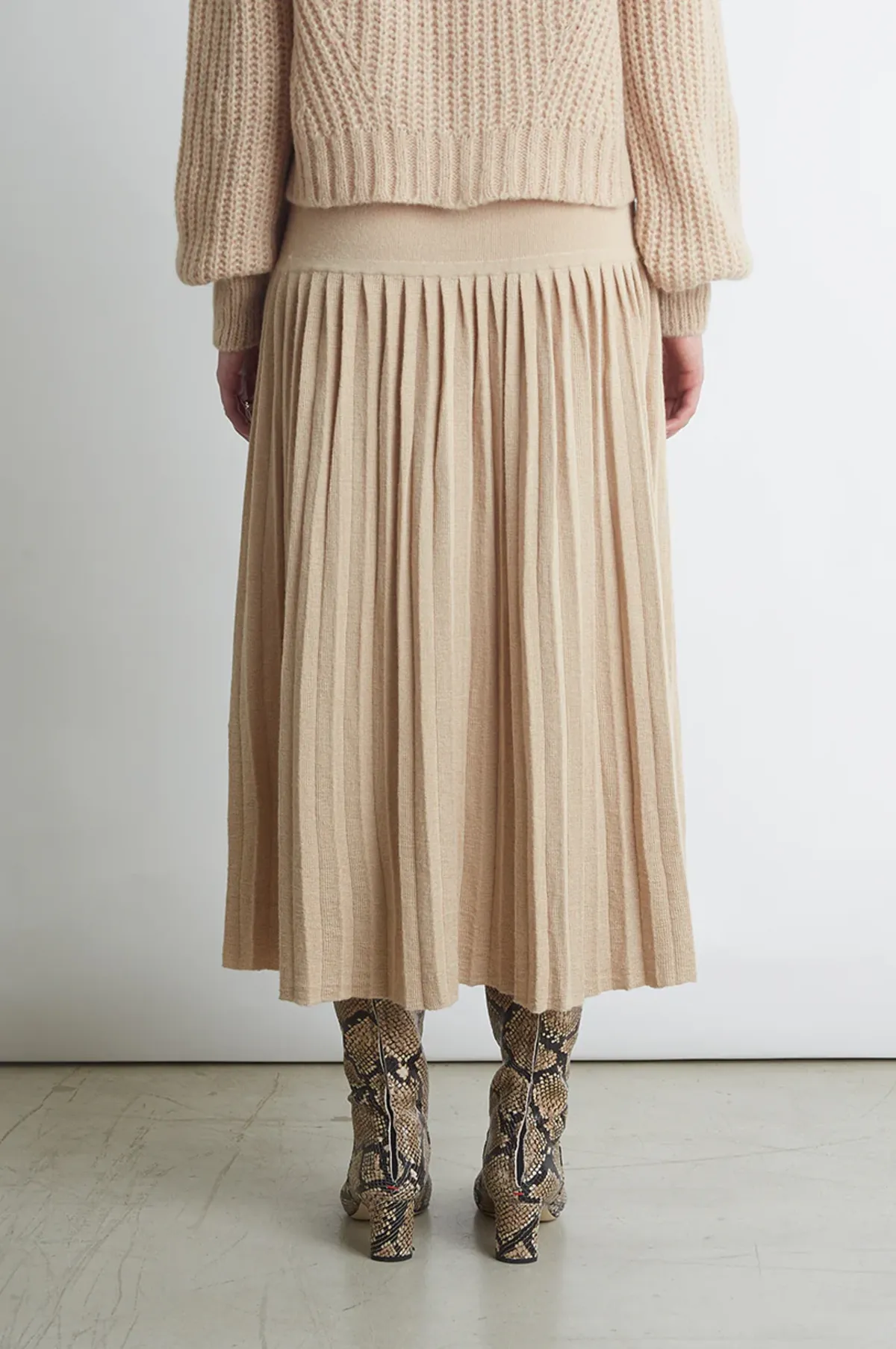 Lea Skirt - Pale Camel