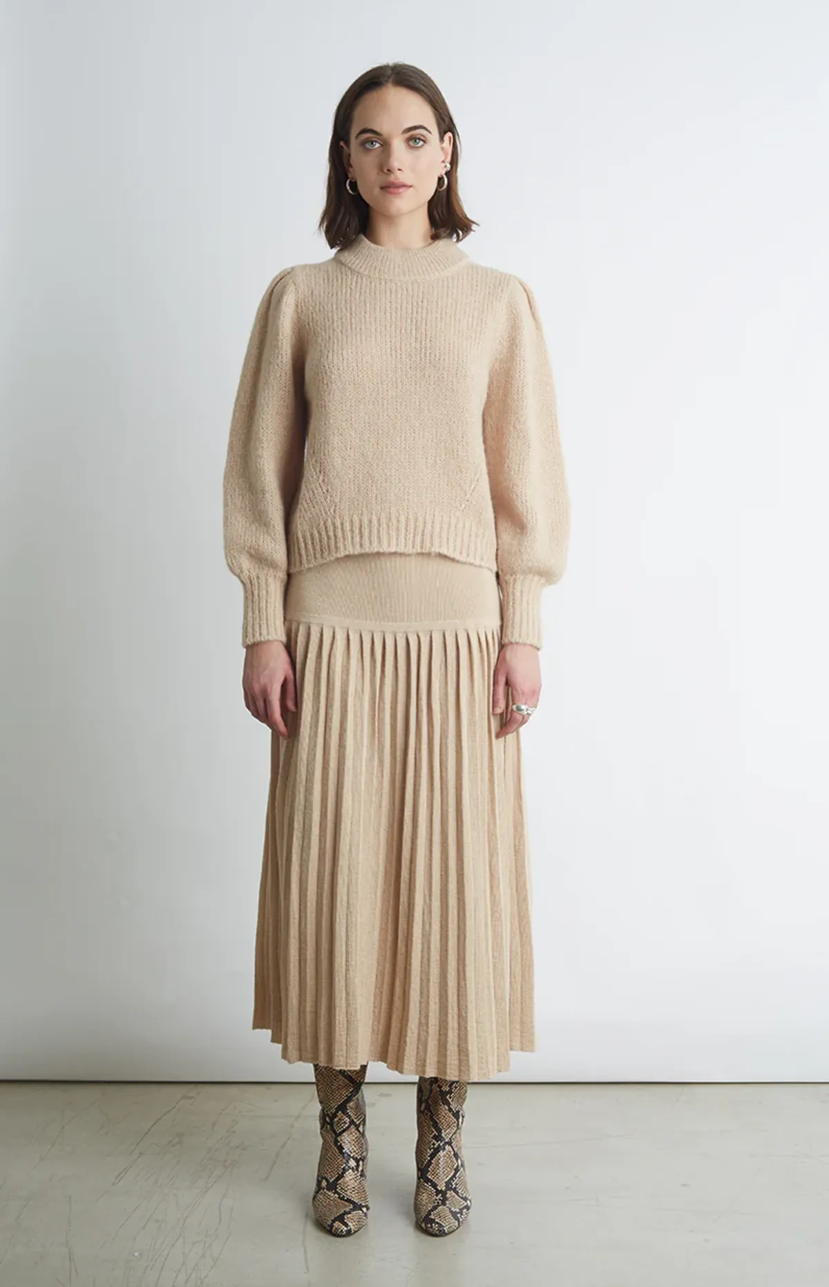 Lea Skirt - Pale Camel